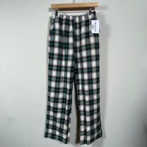 Zyia Active Pajama Pants Mens L Tartan Loungewear Green Plaid Hayden Valley NWT